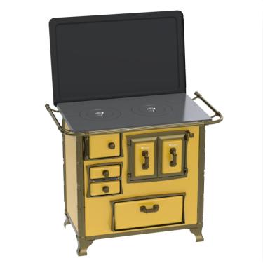 Imagem de Fogao a Lenha Venax GII n 1 Renaissance Amarelo SD