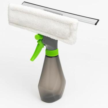 Imagem de Rodo Limpa Seca Vidros Janela Multiuso Com Spray Esfregão e Borrifador Acompanha Reservatório 3 Em 1 250ml Box e Azulejos Prático e Portátil