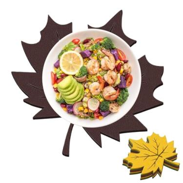 Imagem de Descansos De Copos Em Feltro | Com Padrões 6 Unidades Tecido Absorvente Antiderrapante - Decoração Para Mesa Escritório Divisórias - Ambientes Casa Escritório Cozinha