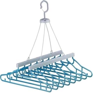 Imagem de Varal para roupas, design dobravel e resistente, ideal, pratico e simples, sortido, bom, perfeito, grande. - Cores sortidas