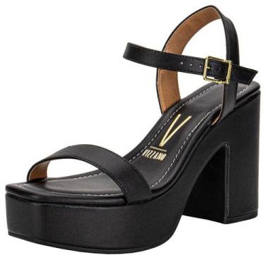 Imagem de Sandália feminina meia pata vizzano 6541100, Preto, 36