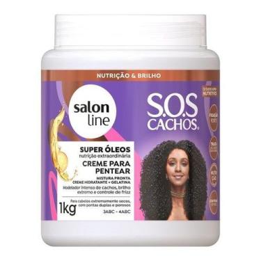 Imagem de Creme de Pentear Sos Cachos Super Oleos Salon Line 1KG
