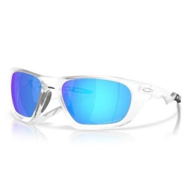 Imagem de Óculos de Sol Oakley Lateralis Matte Clear Prizm Sapphire-Masculino