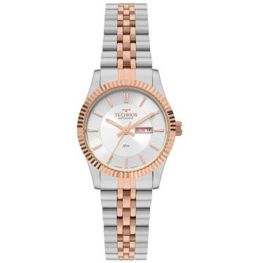 Imagem de Relógio Technos Feminino Automatico Bicolor - 6t51ad/1k