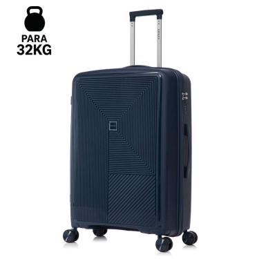 Imagem de Mala Grande 32kg Viagem Resistente Flexível em Polipropileno Rodinhas 360º TSA - Quito - Denlex