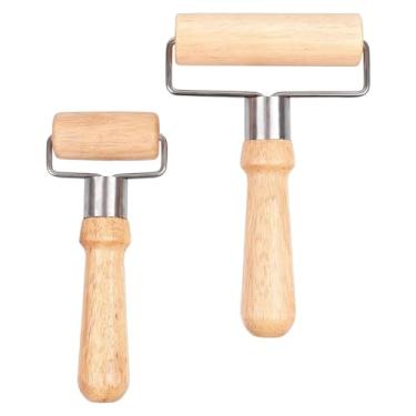 Imagem de Bothyi Conjunto de 2 Rolos de Madeira Essenciais para Confeitaria. Fáceis de Limpar. Utensílio de Cozinha Premium para Massas E Doces.