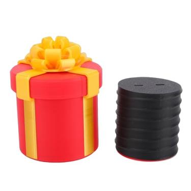 Imagem de Bewinner Caixa de Presente de Parafuso Aninhada Irritante, Surpresa Impressa Em 3D Em Cada Camada Caixa de Presente de Dinheiro Com Parafusos, Embalagem de Presente de Pegadinha (vermelho)