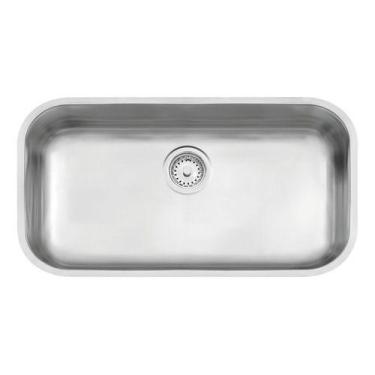 Imagem de Cuba Retangular Tramontina Inox Acetinado 56x34X17ES