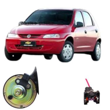 Imagem de BUZINA AUTOMOTIVA CARACOL 12V COM CONECTOR DE 2 PINOS PARA CELTA 2001 > 2005 - TIGER AUTO