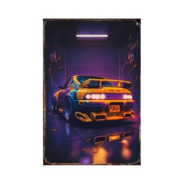 Imagem de Placa De Metal Vintage Legend Car, Placa De Parede, Arte Em Ferro, Pôs