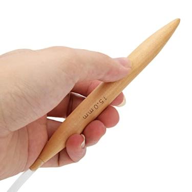Imagem de Generic Suave e Fácil de Girar 15mm 20mm 25mm Ferramenta de tricô de crochê de Bambu, Versátil para Projetos de tricô e Tecelagem, Antiderrapante e Fácil de Usar, Sensação de Madeira, para Iniciantes e Tecelões Experientes