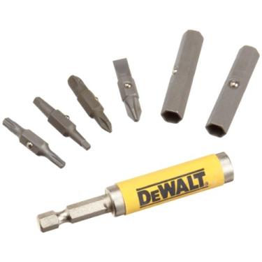 Imagem de DEWALT Conjunto de brocas com sistema de chave flip e interruptor 6 em 1, 7 peças (DW2336), amarelo