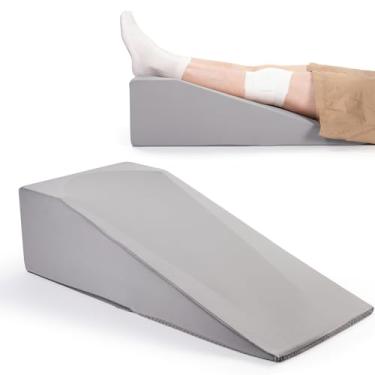 Imagem de Litluxu Almofadas de elevação de perna para pós-cirurgia, equipamento de recuperação de cirurgia de joelho de altura ajustável, auxiliares de recuperação de joelho para alívio da dor no tornozelo