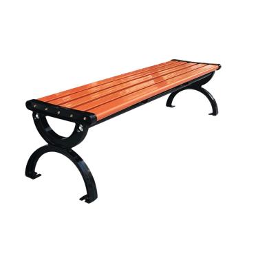 Imagem de Bancos ao ar livre, banco de parque, banco de jardim de pátio, cadeira de alpendre, bancos de metal e madeira, banco de varanda para quintal, deck, gramado, piscina externa (150 cm/59 pol, madeira