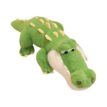 Imagem de Boneco De Crocodilo De Pelúcia Macia Para Crianças, Almofada De Animal