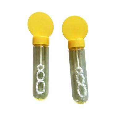 Imagem de Tubo De Bolhas Líquidas Sem Sabão 4.3x14cm 6 12 18 Peças Para Decoraçã