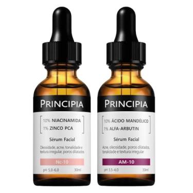 Imagem de PRINCIPIA, Kit C/2 Séruns Antimanchas Niacinamida+ Mandélico