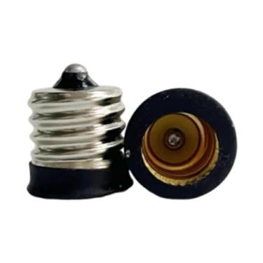 Imagem de Baoblaze Adaptador de base para lâmpada, fácil instalação, compacto e prático, E17 a E12