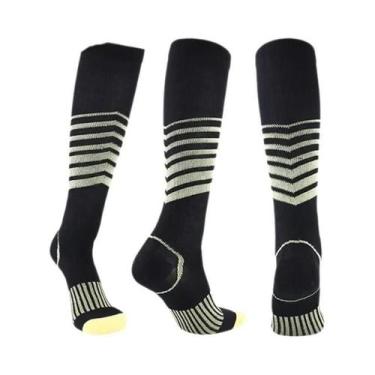 Imagem de Meias De Compressão Para Corrida Masculinas 20-30mmHg Meias Esportivas