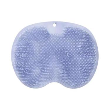 Imagem de Tapete De Banho De Silicone Antiderrapante Para Massagem Nas Costas E 