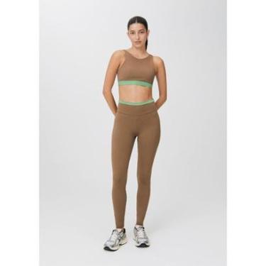 Imagem de Calça Legging Esportiva Feminina Cintura Alta Com Fio Lycra®-Feminino