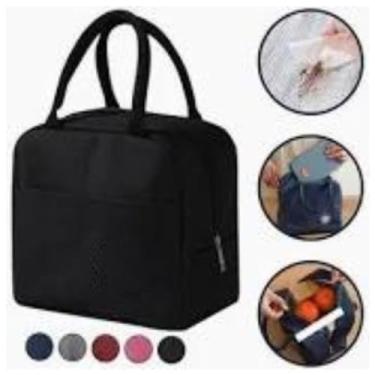 Imagem de Bolsa Térmica Isolada com Múltiplos Compartimentos, Portátil para Alimentos e Marmitas
