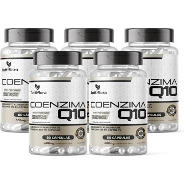 Imagem de Kit Com 05 - Coenzima Q10 (200mg P/Porção) 60 Cápsulas TuttiFlora-Unissex