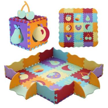 Imagem de Play Mat Tamiplay 25 peças de quebra-cabeça de espuma 120x120cm com ce