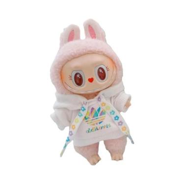 Imagem de Conjunto De Roupas Para Boneca Labubu 15-17cm: Moletom E Calças, Estil