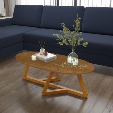 Imagem de Mesa de Centro Classic Oval Tebarrot Nature - Rede Móveis