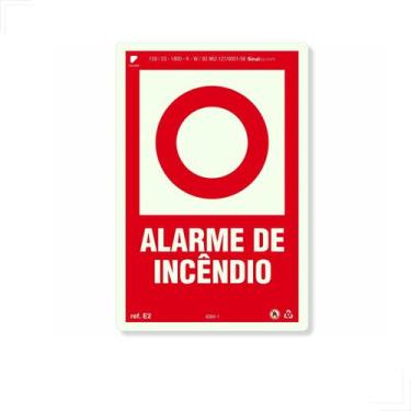 Imagem de Placa Acionador Botoeira de Alarme de Incêndio 20x20 - Extinorpi