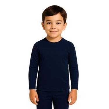 Imagem de Camiseta Manga Longa Infantil Menino Proteção Solar Praia-Masculino