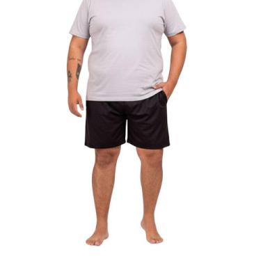 Imagem de Shorts Bermuda Elastano Plus Size Masculina Academia Corrida Tamanho G