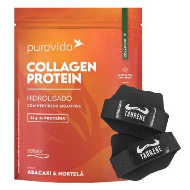 Imagem de Collagen Protein Abacaxi Hortela 450g Luva - PuraVida-Unissex