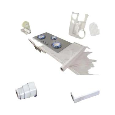 Imagem de Papel De Parede Vinílico Autoadesivo De Mármore 40cm, Filme Decorativo