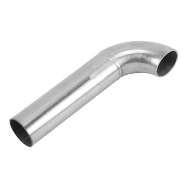 Imagem de Motoforti 1,1" OD 90° Mandrel Bend Elbow 9.9 cm Comprimento T304 Tubo de Escapamento de Aço Inoxidável Polimento de Tubulação l Tubo Estendido para Soldagem Corrimão de Escada HVAC