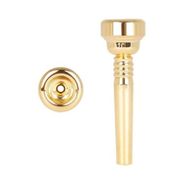 Imagem de Bocal De Trompete Banhado a Ouro 17C, Acessório De Instrumento Musical