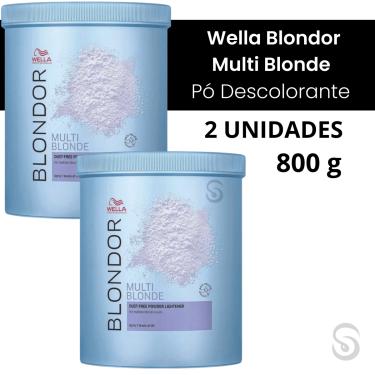 Imagem de Wella Blondor Multi Blonde 800g Pó Descolorante (2 unidades)