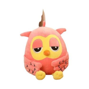 Imagem de Brinquedo De Pelúcia Coruja Noturna Macia, Boneco De Animal De Pelúcia