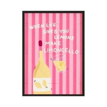 Imagem de Pintura Em Tela De Praia Tropical, Verão, Vinho E Lagosta, Arte De Con