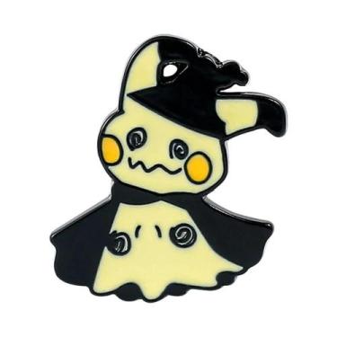 Imagem de Broche De Metal Esmaltado De Desenho Animado Pikachu Pokémon Fofo Para