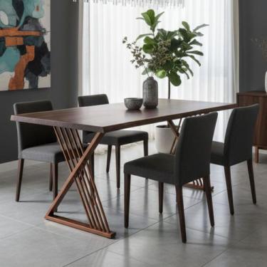 Imagem de Base De Mesa Francis Para Tampos De Madeira Até 1,80 X 0,90m - Loja da