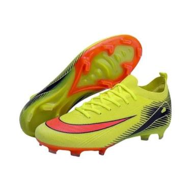 Imagem de Chuteiras De Futebol Masculinas Ultraleves Antiderrapantes Com Travas 