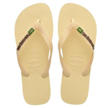 Imagem de Chinelo Havaianas Brasil Logo Cor:ButtercreamTamanhos:37/38, Buttercre