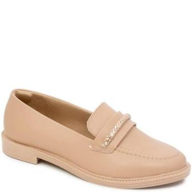 Imagem de Mocassim Feminino Salto Bloco Bico Redondo Via Uno 830027-Feminino