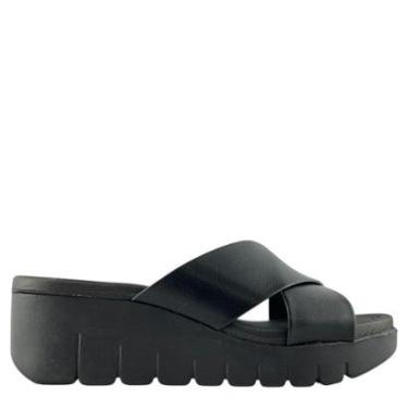 Imagem de Tamanco Plataforma Moleca Feminina Com Tiras Cruzadas-Feminino