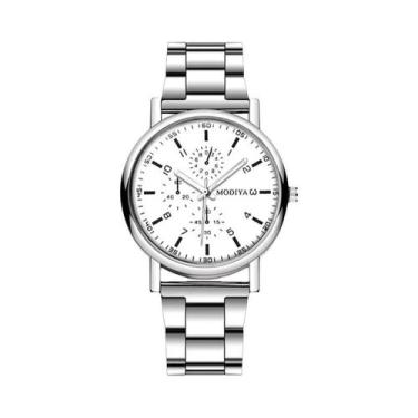 Imagem de Relógio De Quartzo Esportivo Masculino Com Mostrador Redondo, Estilo C