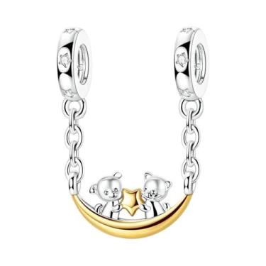 Imagem de Pingente De Caranguejo Dourado Em Prata 925 Para Pulseira Original, Jo