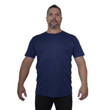 Imagem de Camiseta Plus Size Masculina Básica Dry Fit Academia Treino - FRV Moda
