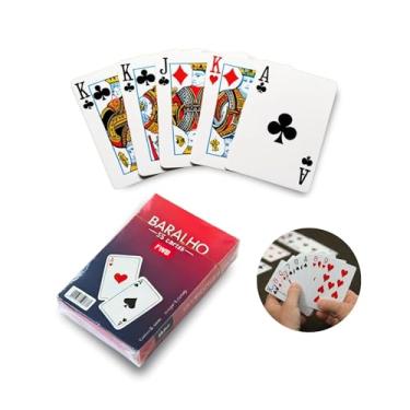 Imagem de Baralho de Cartas Tradicional com 55 Cartas – Para Truco, Pôquer, Paciência e Jogos Clássicos